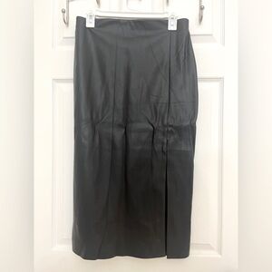 Express Black Midi Skirt